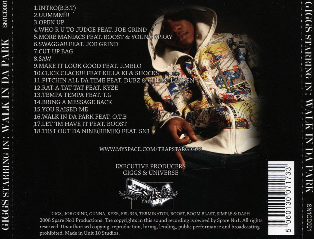 Walk in Da Park cover art