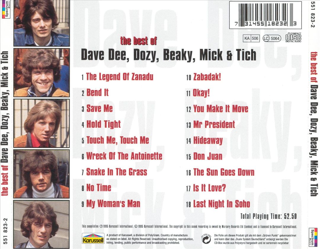 Best of Dave Dee, Dozy, Beaky, Mick & Tich cover art