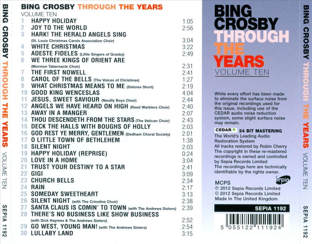 Through The Years, Vol. 10 cover art