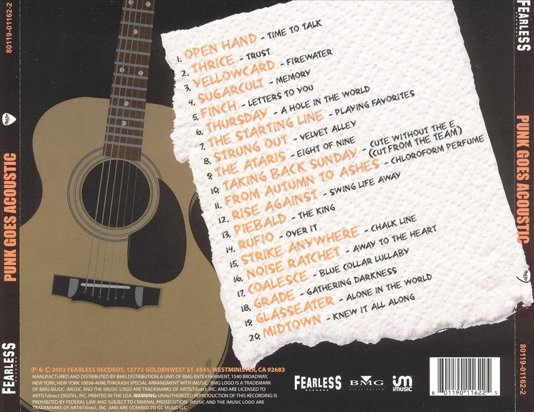 Punk Goes Acoustic cover art