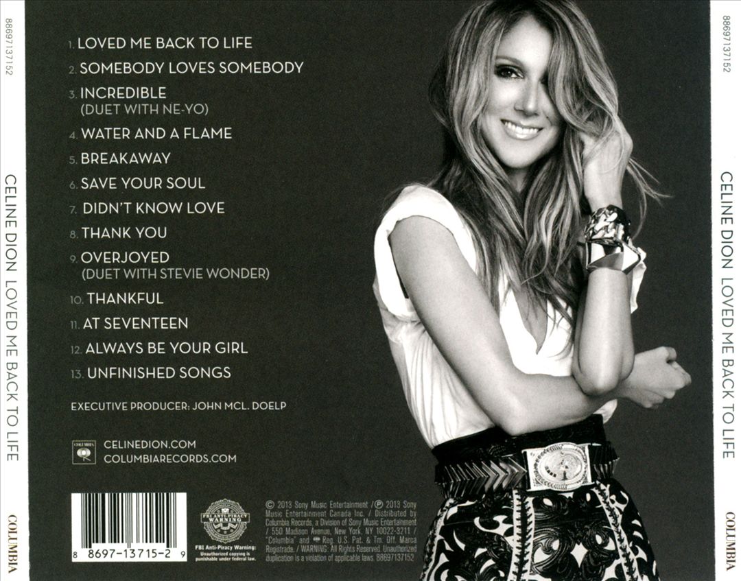 Loved Me Back to Life cover art