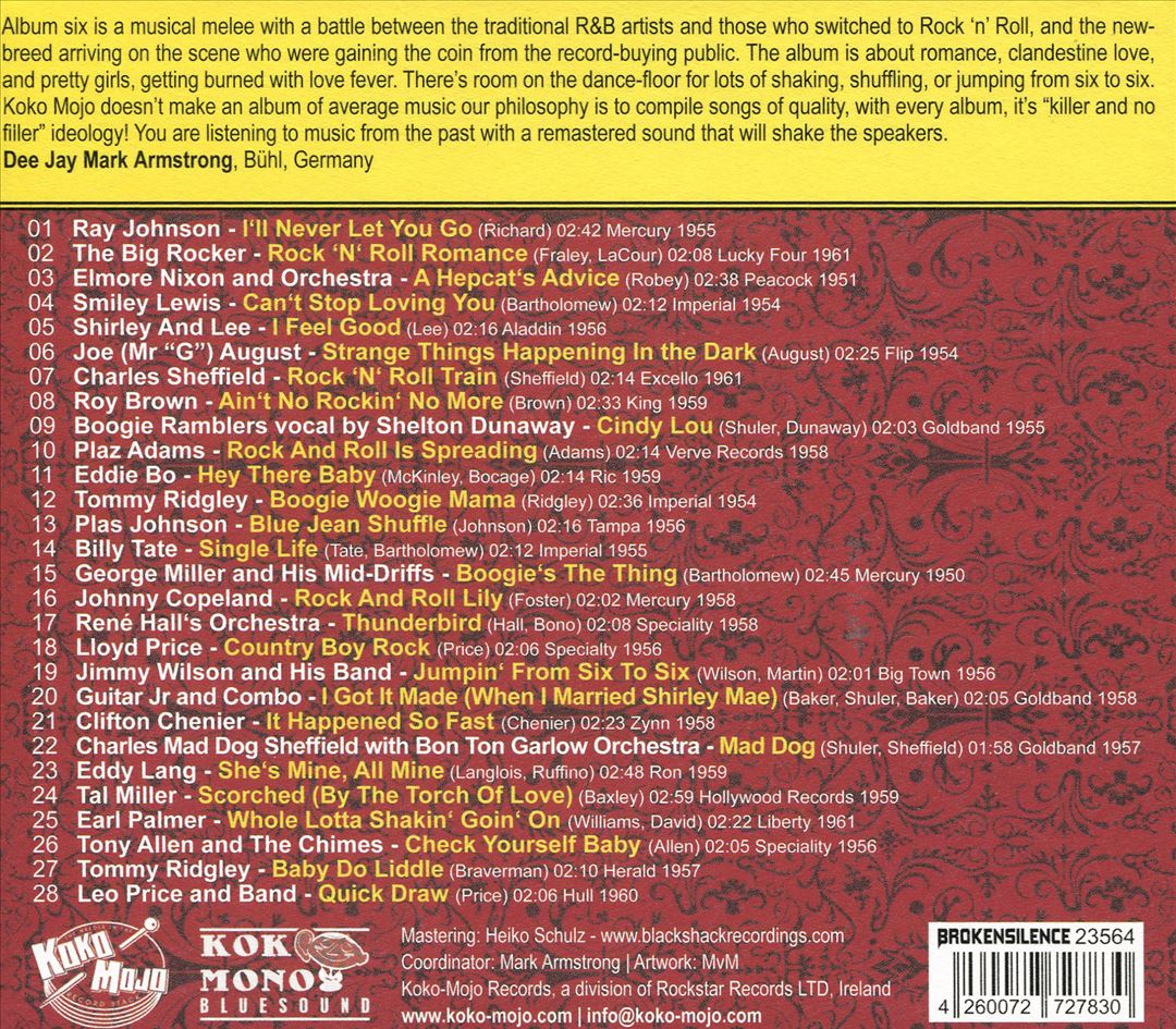 Southern Bred 18: Louisiana New Orleans R&B Rockers cover art