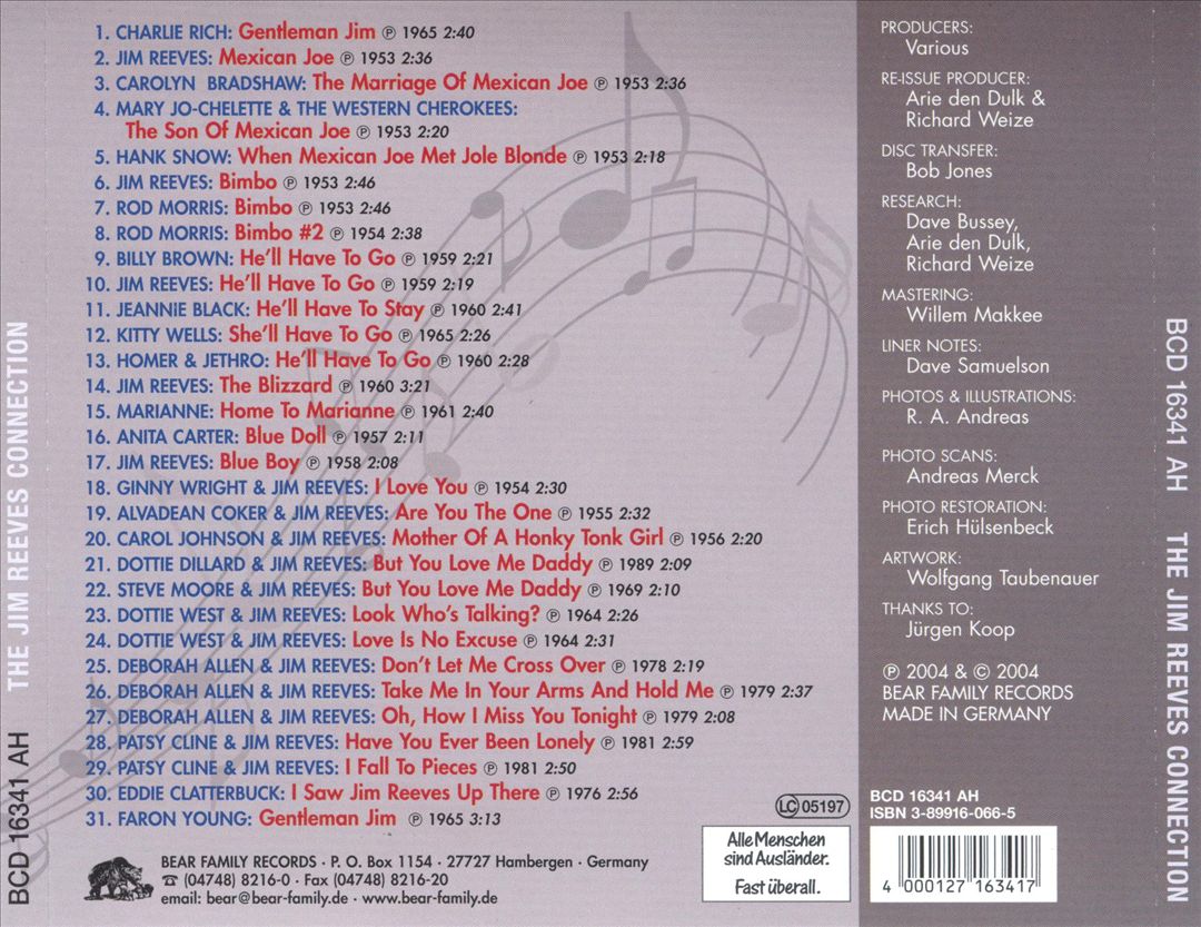 Jim Reeves Connection cover art