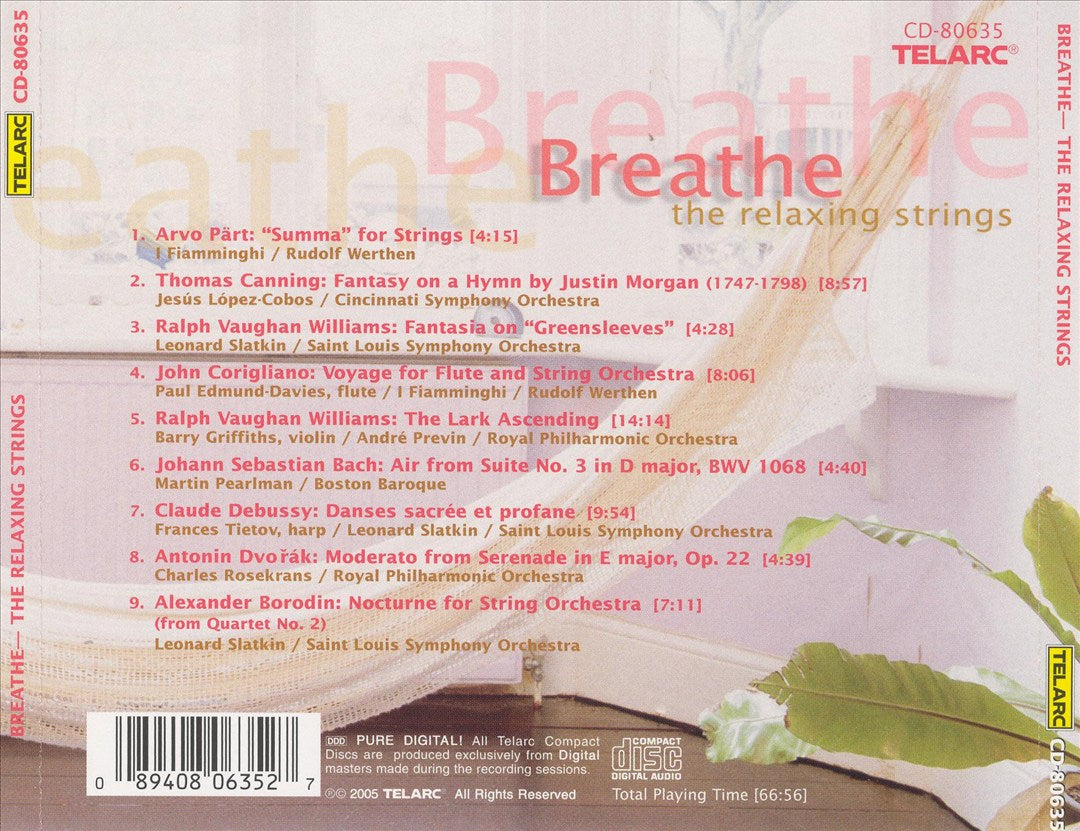 Breathe: The Relaxing Strings cover art
