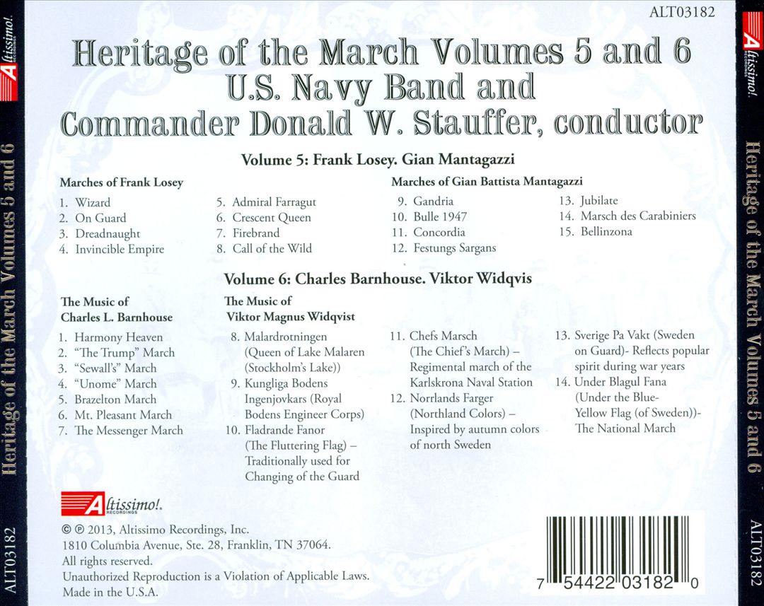 Heritage of the March, Vols. 5-6 cover art