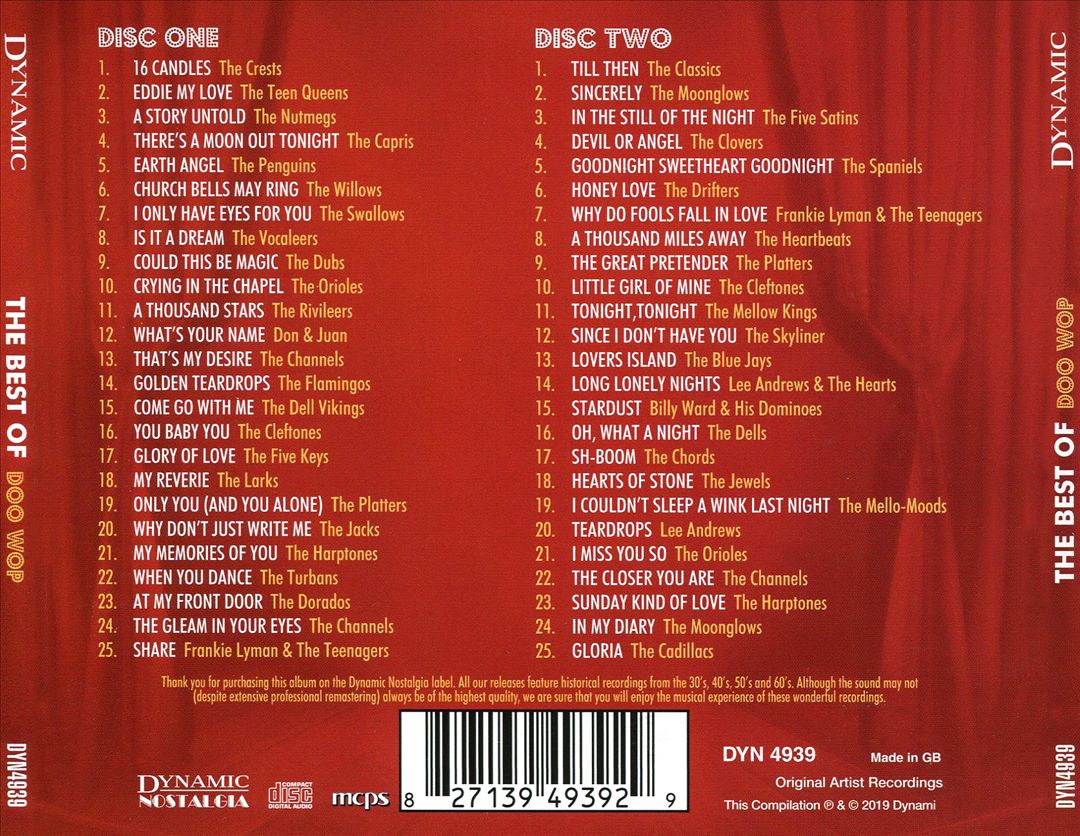 Best of Doo Wop cover art