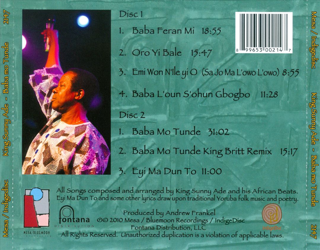 Bábá Mo Túndé cover art