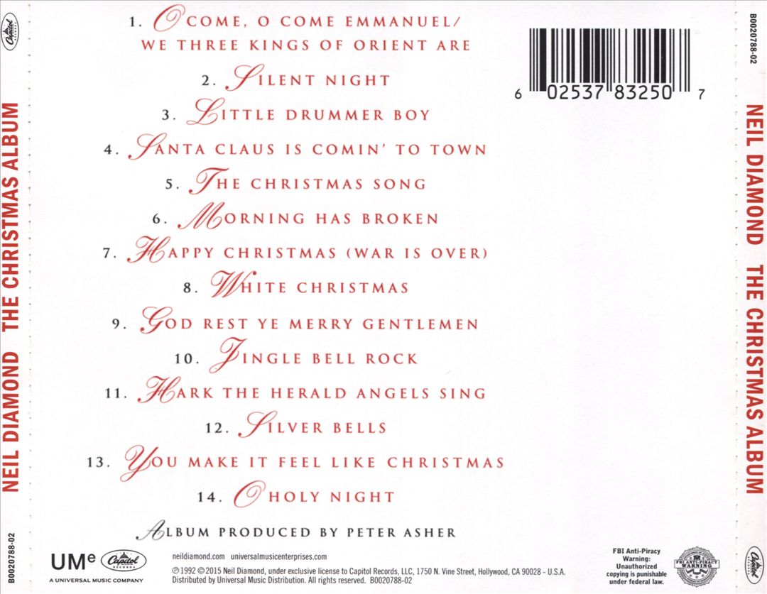 Christmas Album cover art