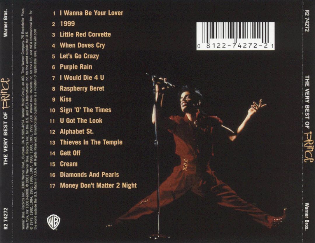 Very Best of Prince cover art