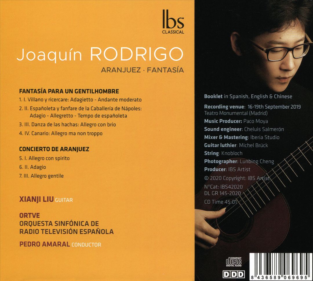 Rodrigo: Aranuez; Fantasia cover art