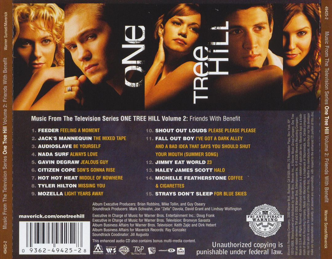 One Tree Hill - Music from the Television Series, Vol. 2: Friends with Benefit cover art