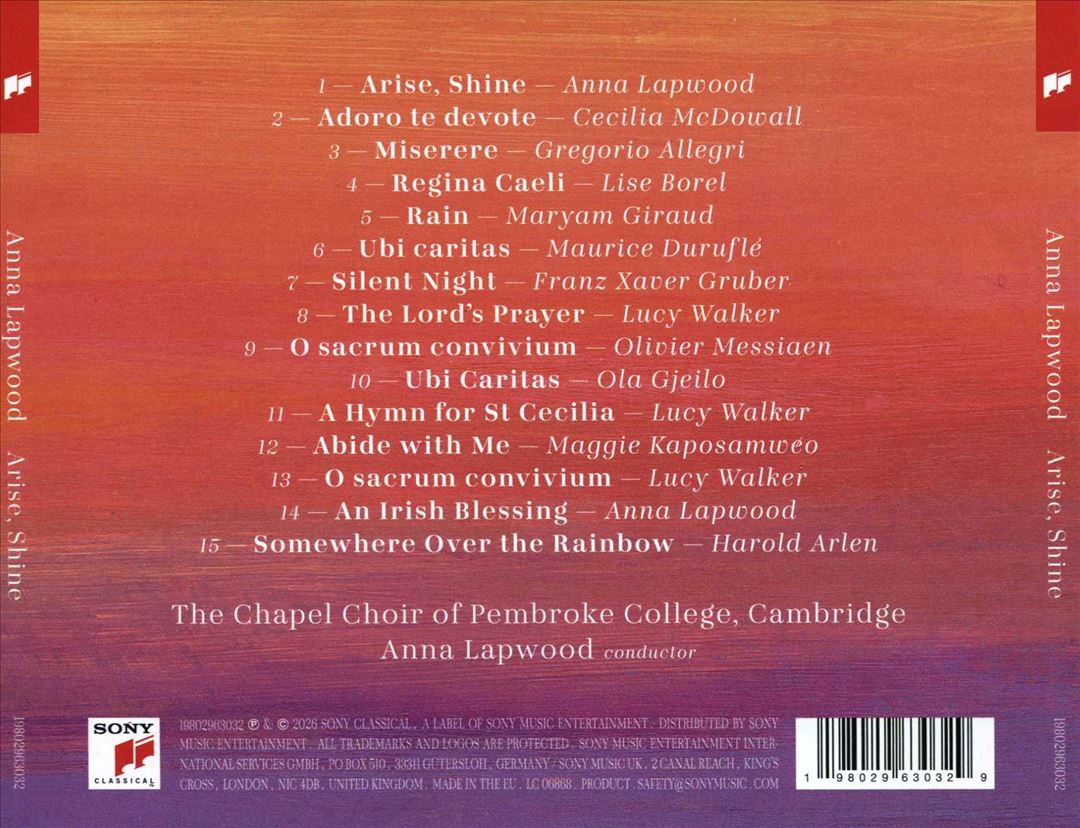 Arise, Shine cover art