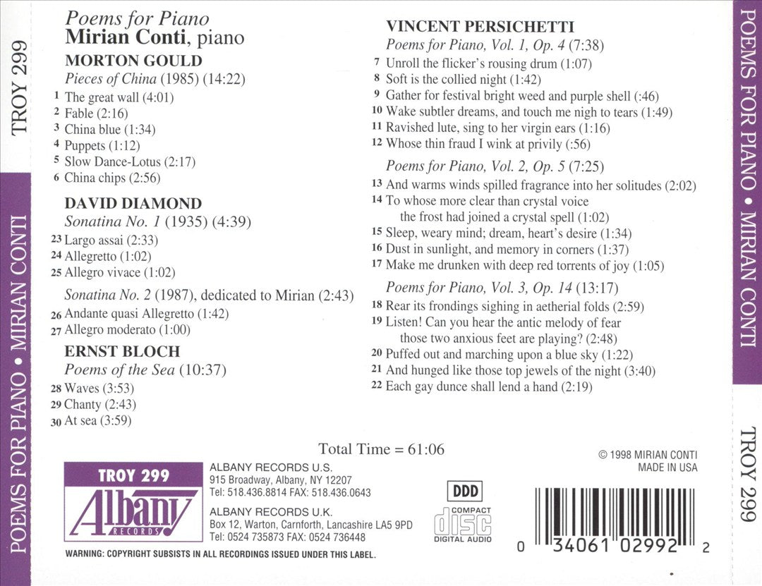 Poems for Piano cover art