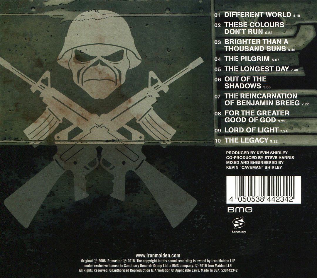 Matter of Life and Death cover art