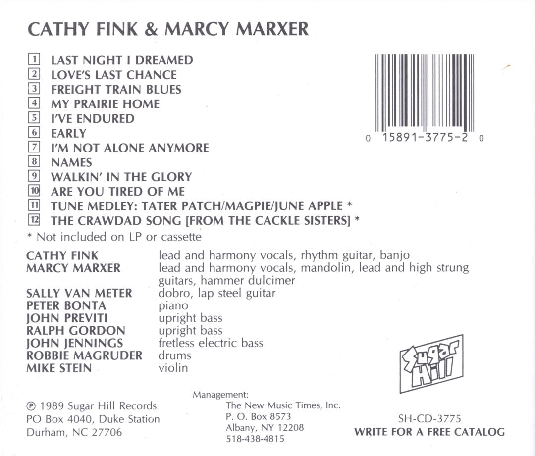 Cathy Fink & Marcy Marxer cover art