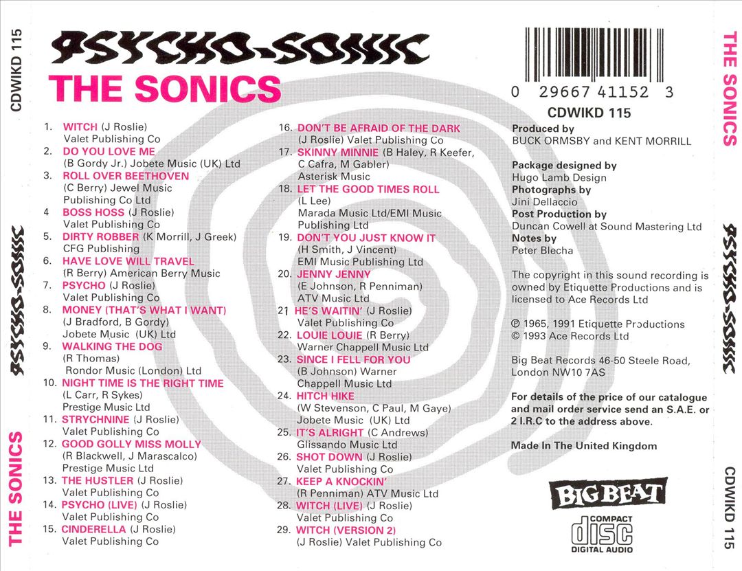 Psycho-Sonic cover art