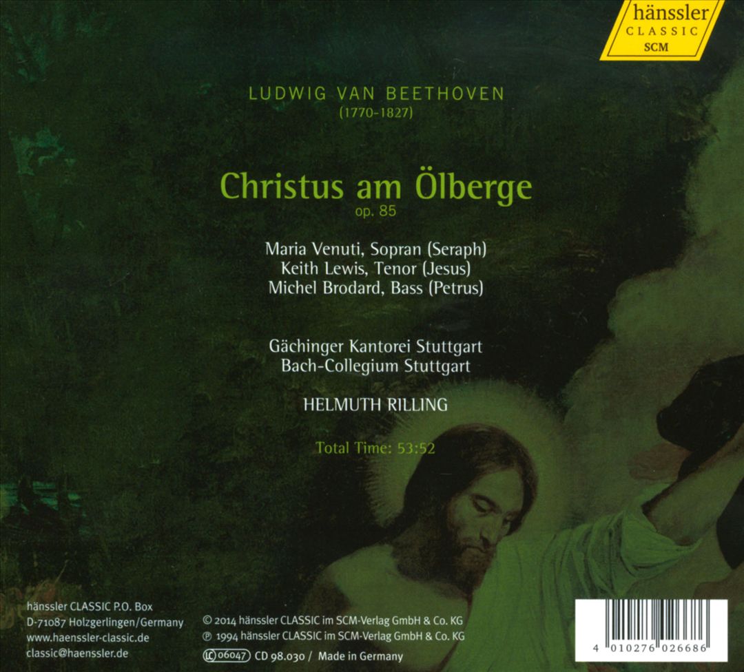 Ludwig van Beethoven: Christus am Ölberge cover art