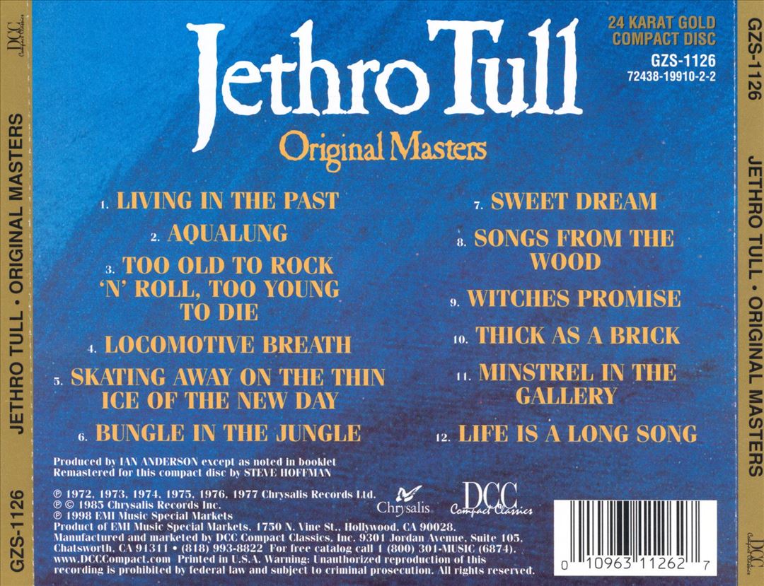 Original Masters cover art