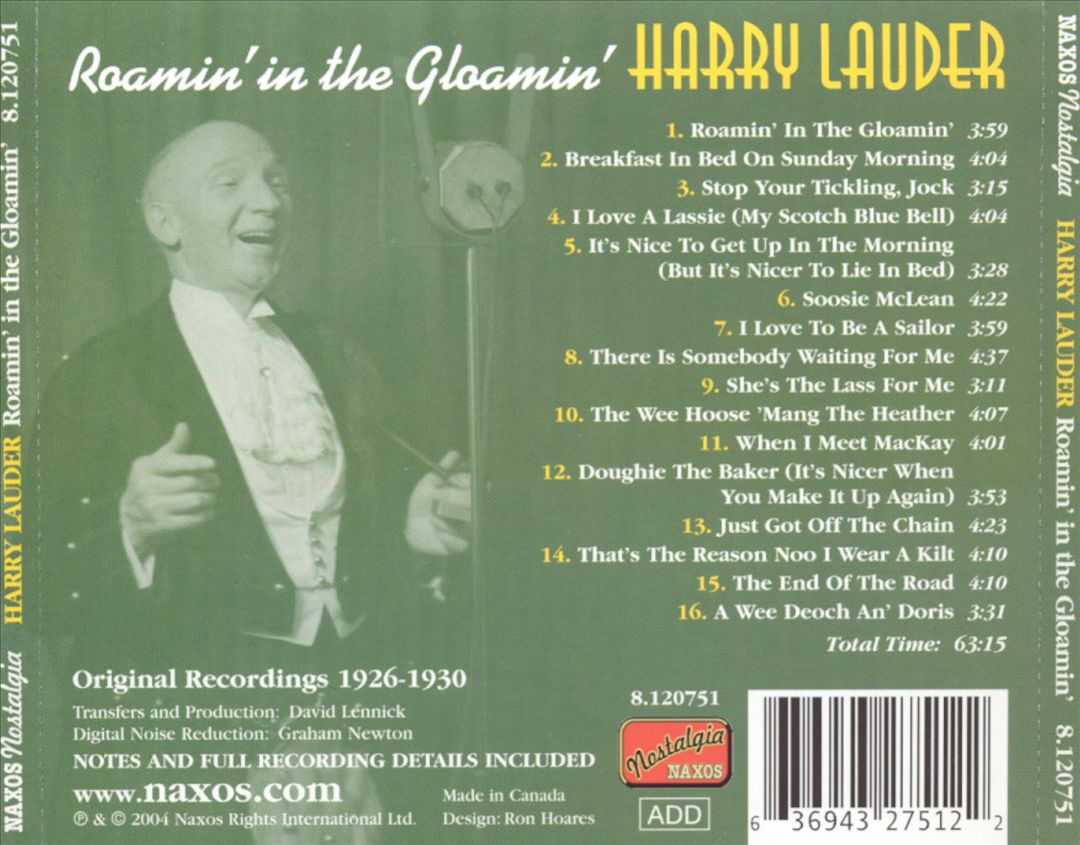 Roamin' in the Gloamin' cover art