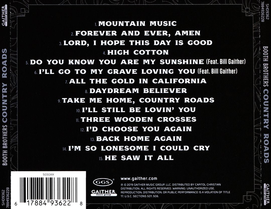 Country Roads: Country and Inspirational Favorites cover art