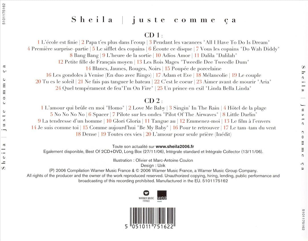 Juste Comme Ca cover art