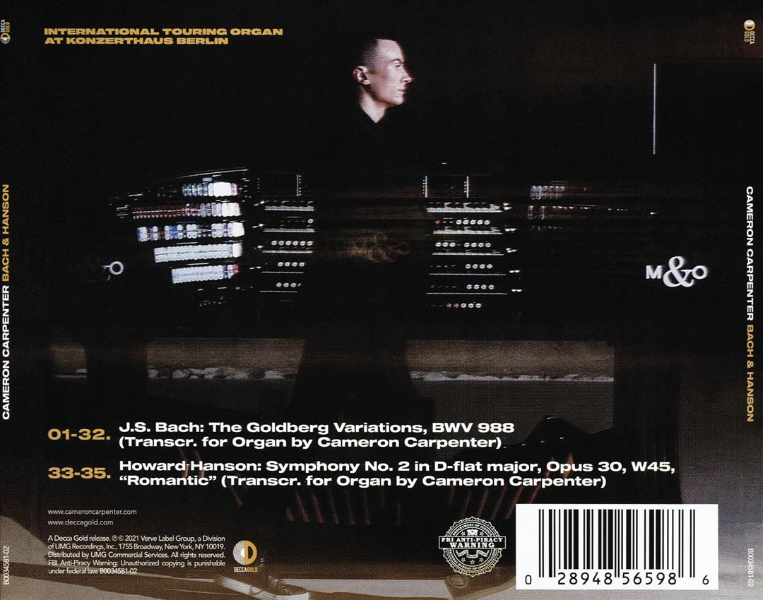 Bach & Hanson cover art