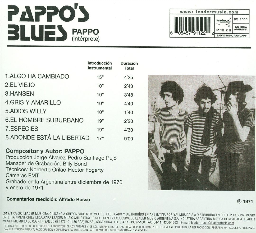 Pappo's Blues, Vol. 1 cover art