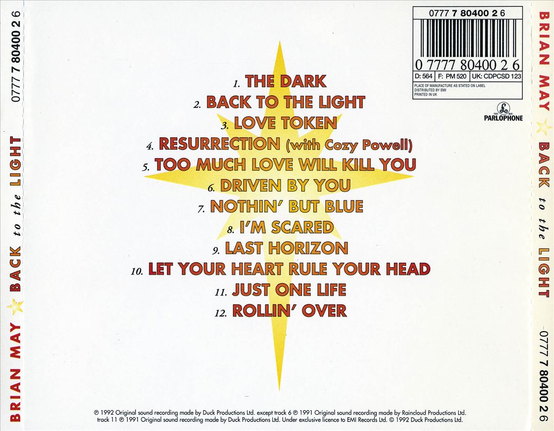 Back to the Light cover art