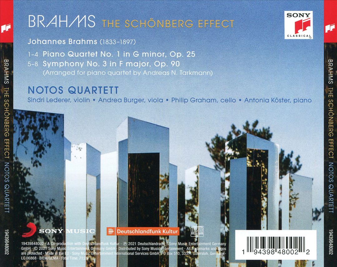 Schoenberg Effect: Brahms cover art