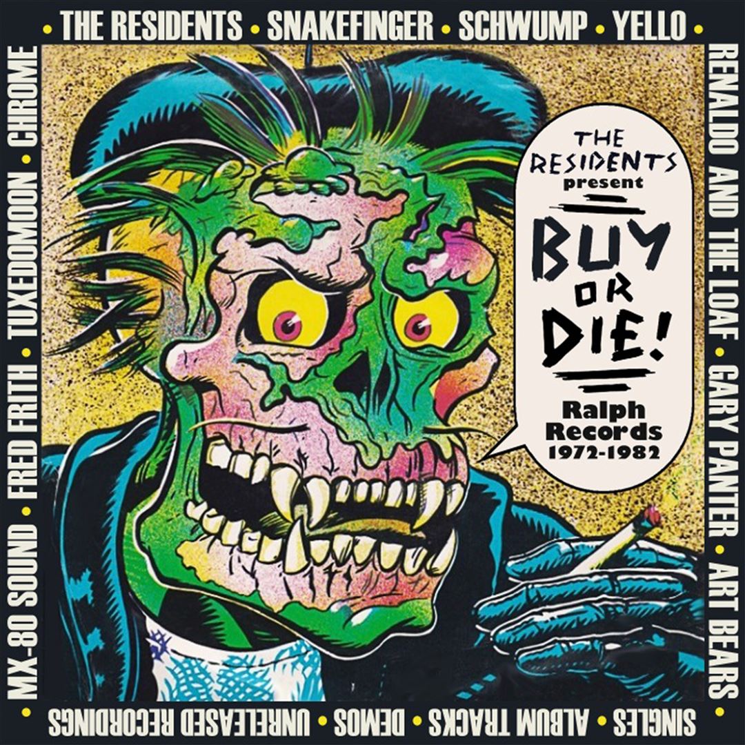 The Residents Present Buy or Die! Ralph Records 1972-1982 cover art
