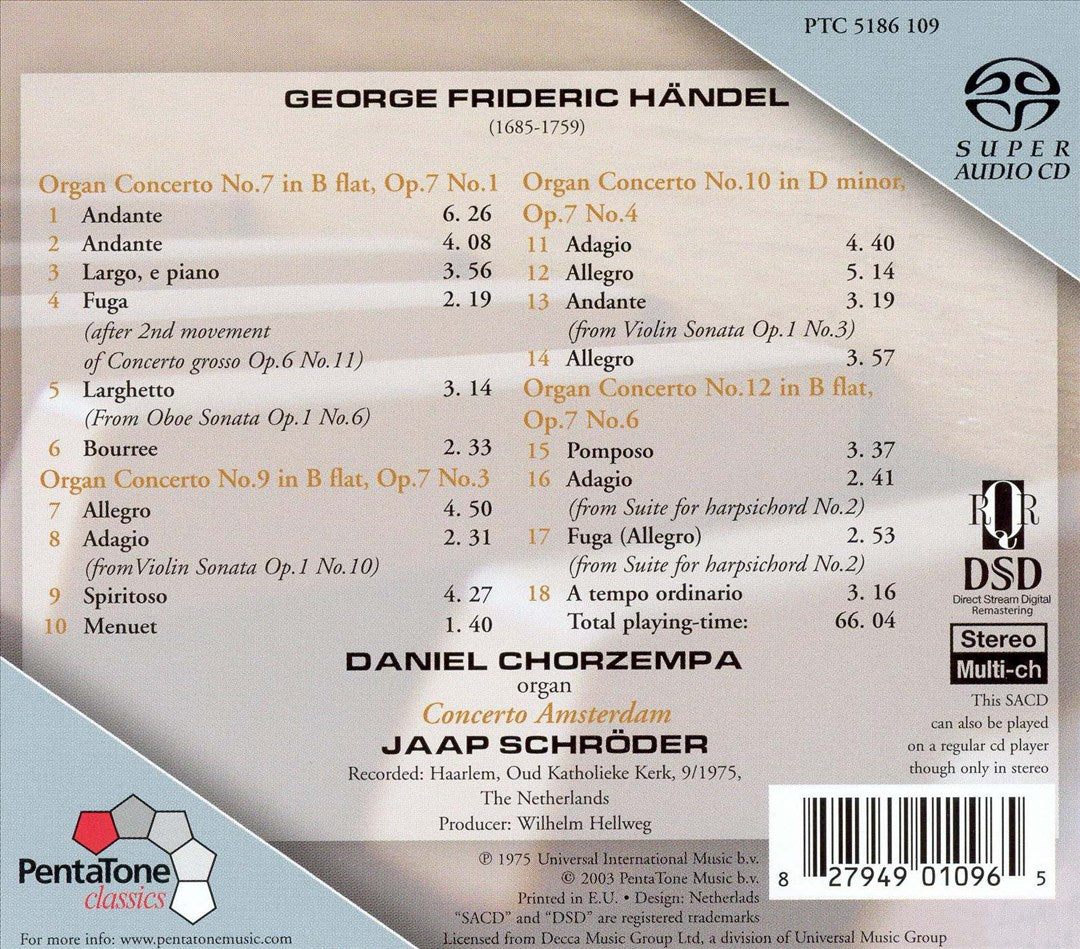 Händel: Organ Concertos, Vol. 3 cover art