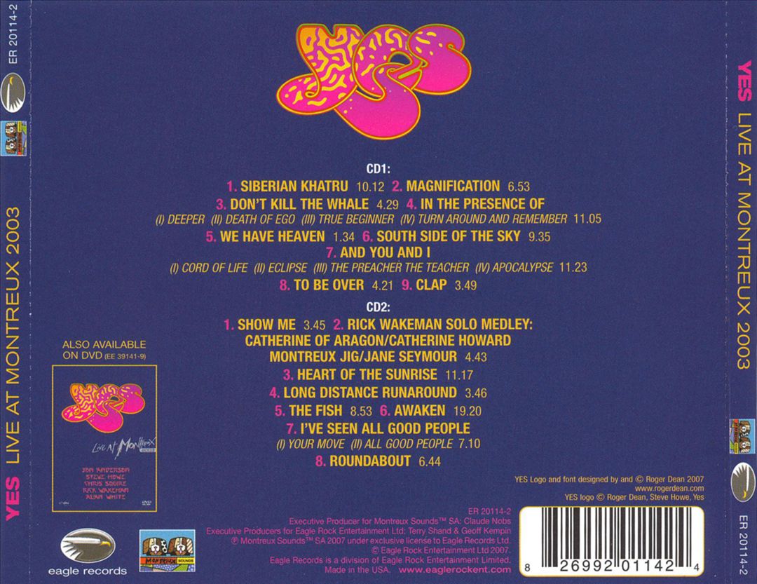 Live at Montreux 2003 cover art