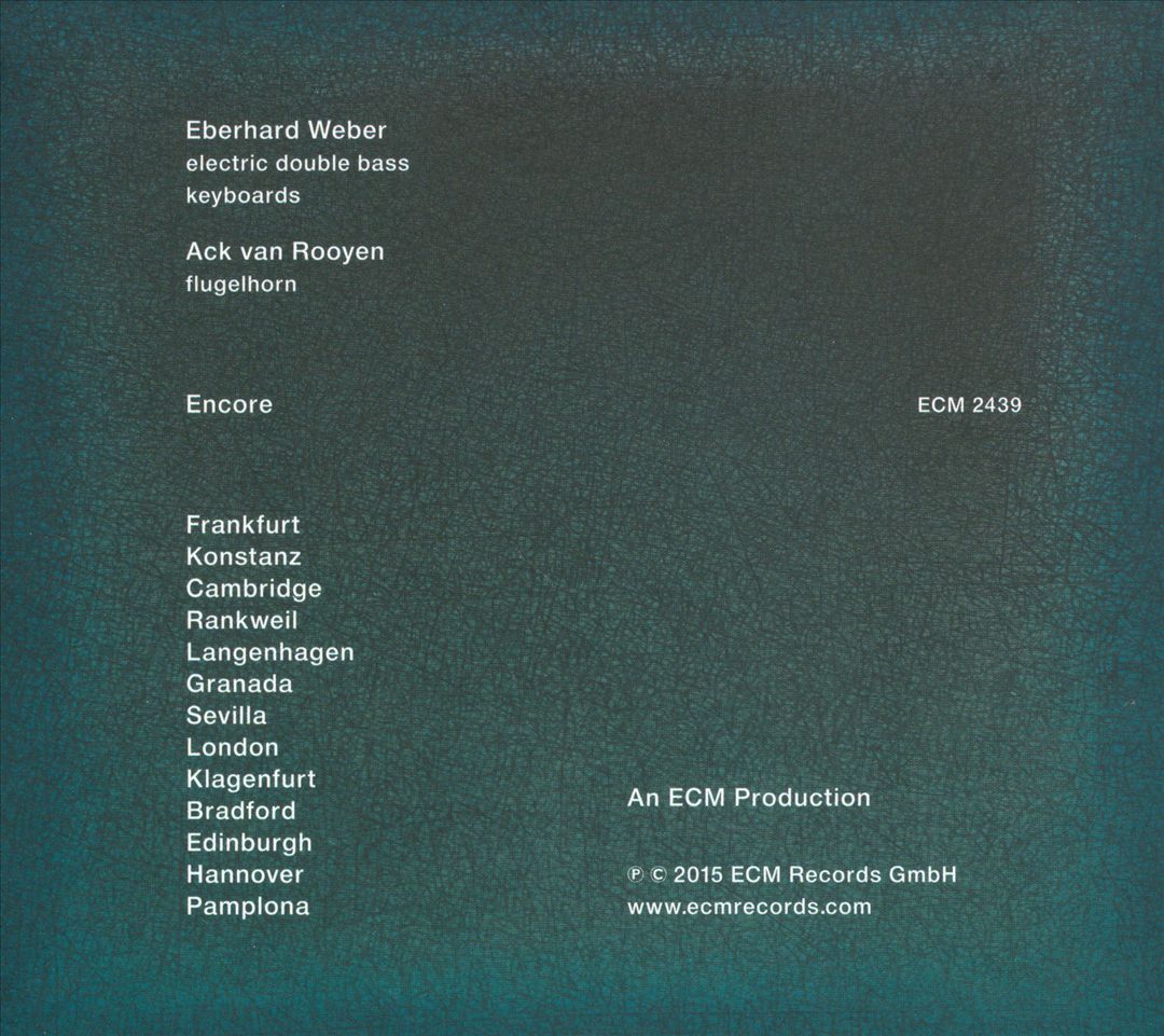 Encore cover art