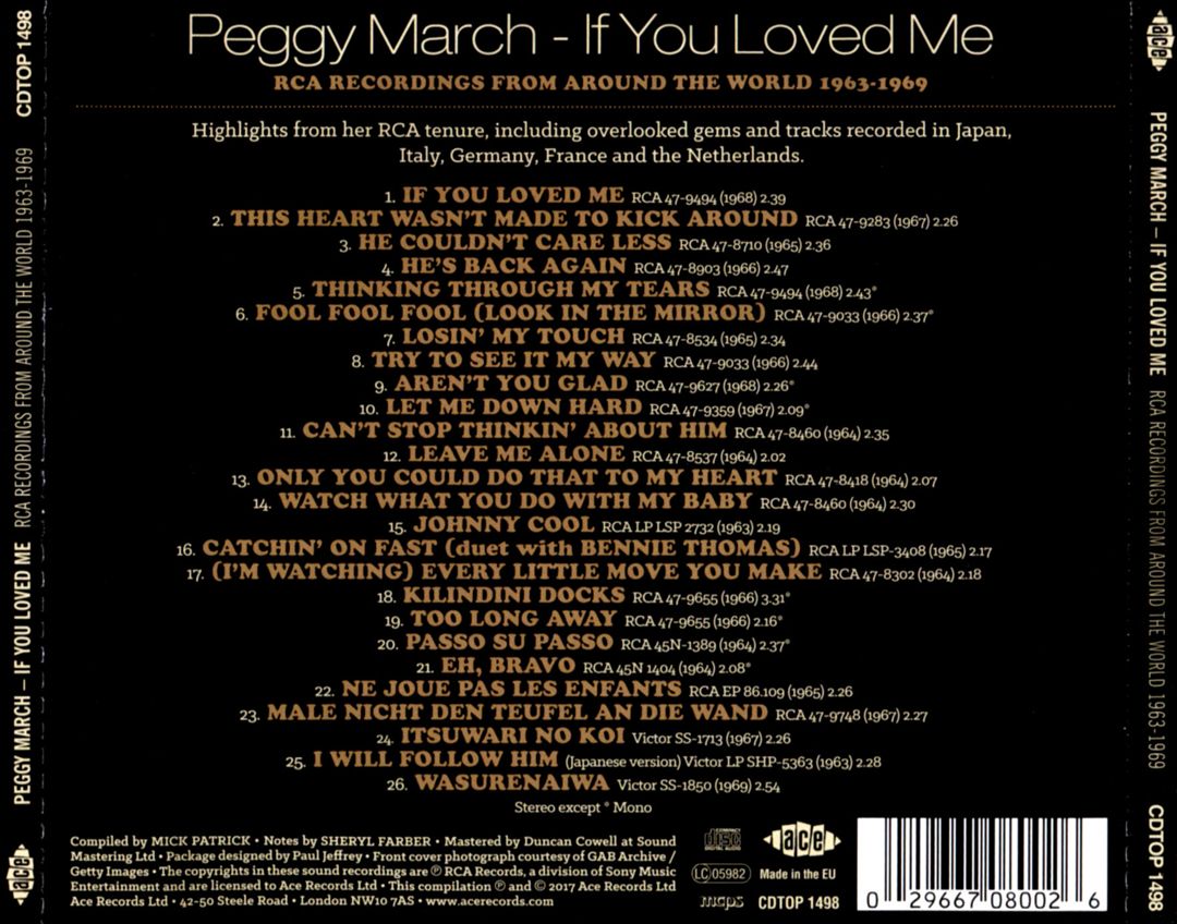 If You Loved Me: RCA Recordings From Around the World 1963-1969 cover art