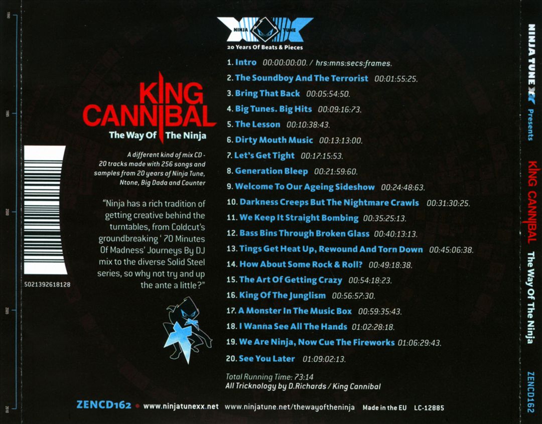 Ninja Tune XX Presents King Cannibal: The Way of the Ninja cover art