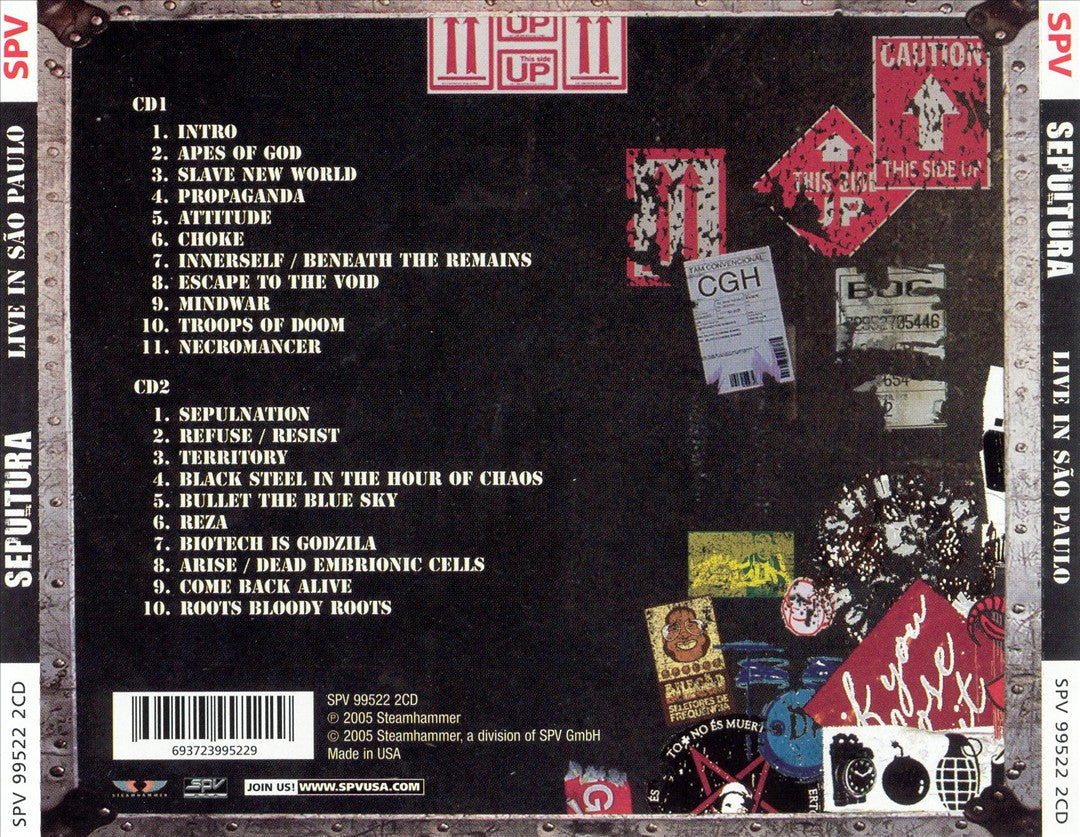 Live in São Paulo cover art