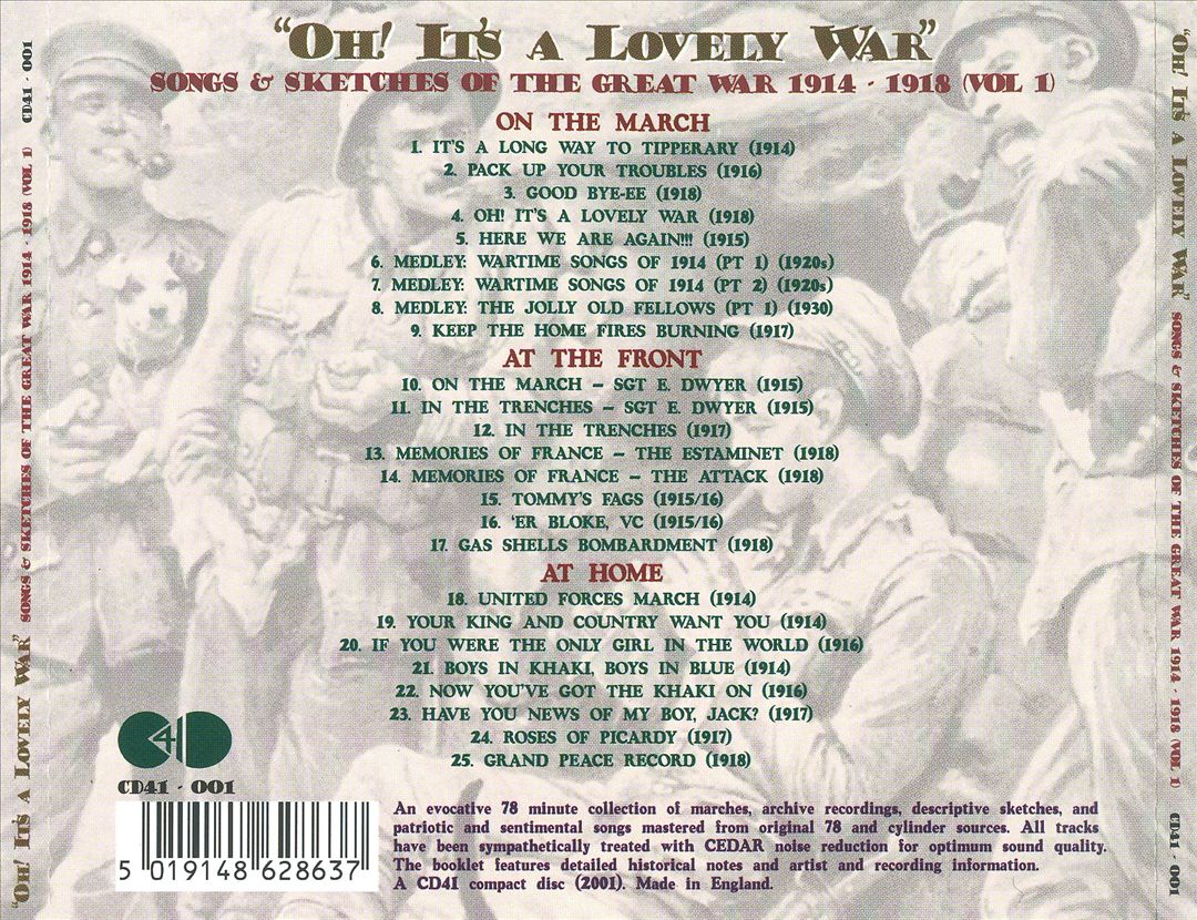 Oh It's A Lovely War cover art