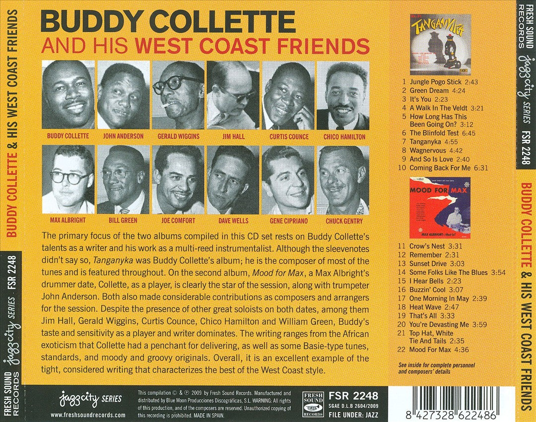 Buddy Collette and His West Coast Friends cover art