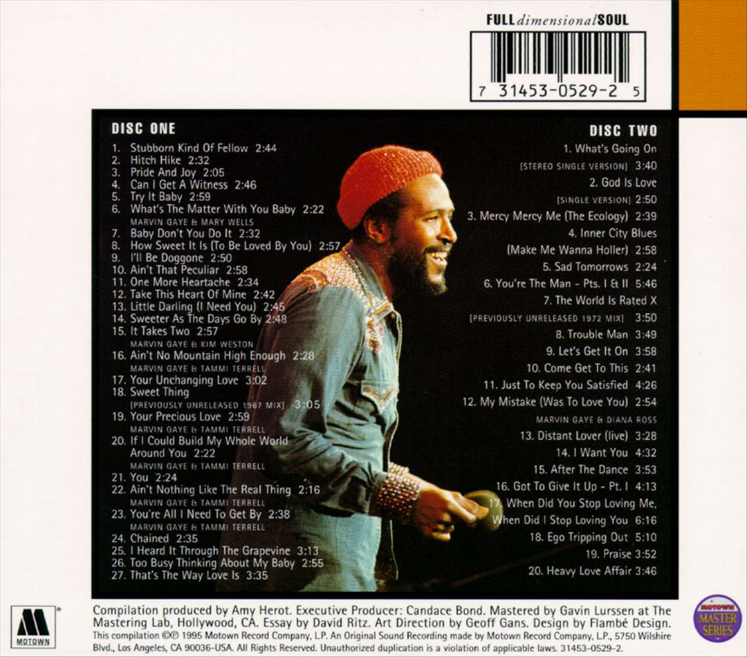 Anthology: The Best of Marvin Gaye cover art