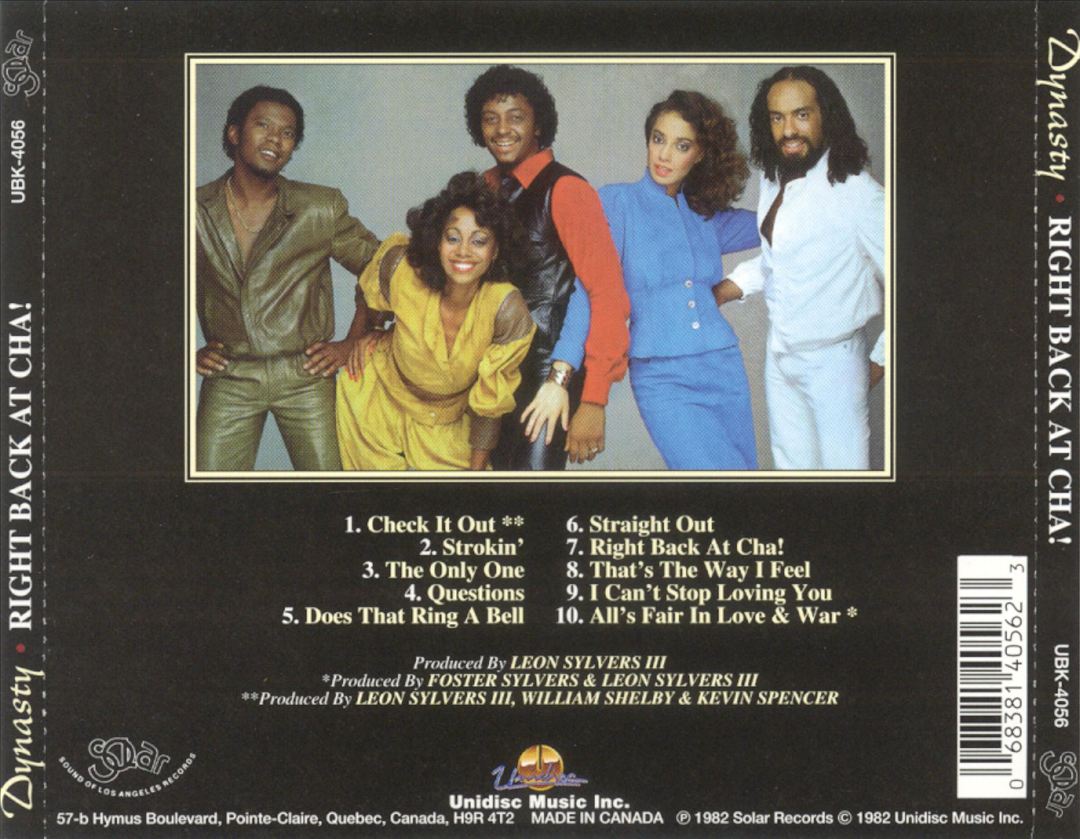 Right Back at Cha! cover art
