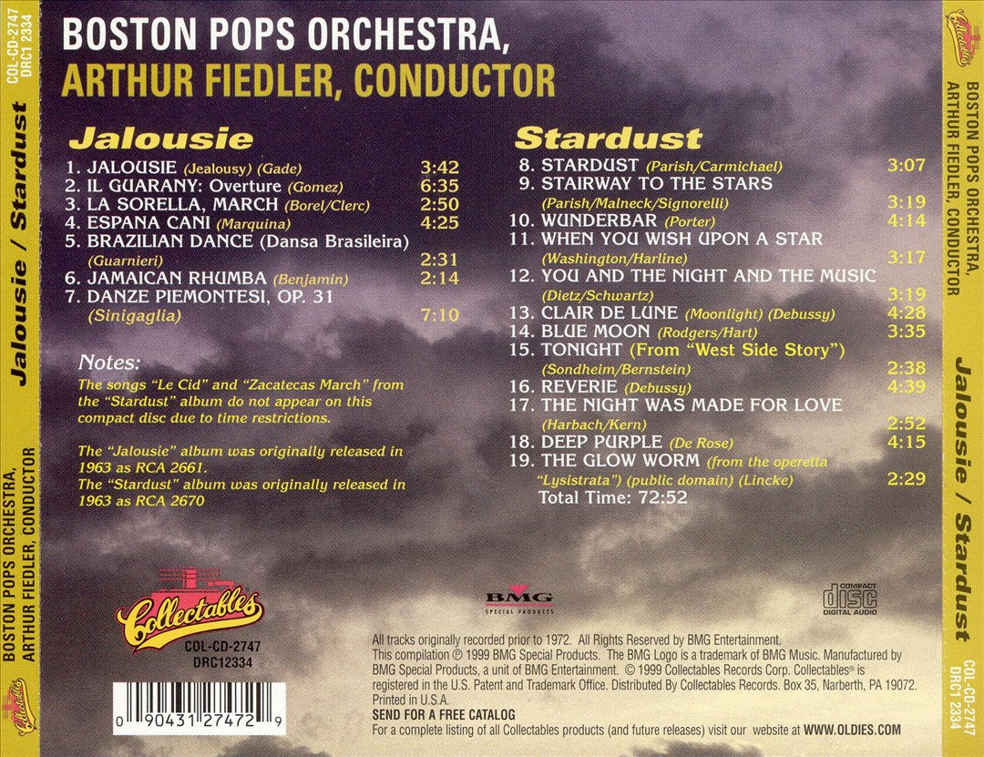 Jalousie and Other Favorites in the Latin Flavor/Star Dust cover art