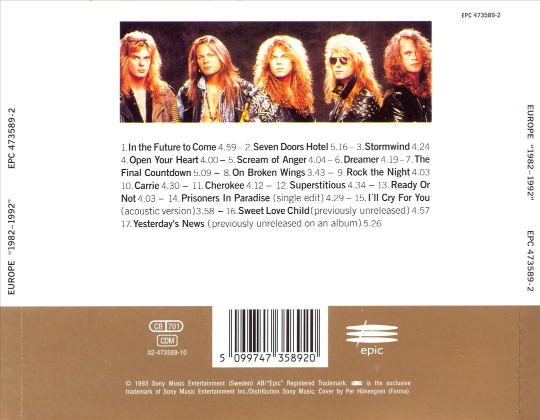 1982-1992 cover art