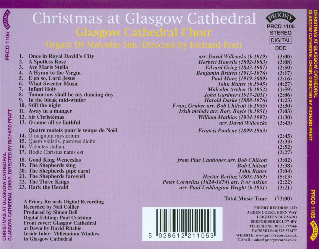 Christmas at Glasgow Cathedral cover art
