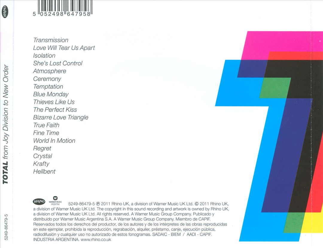 Total: From Joy Division to New Order cover art