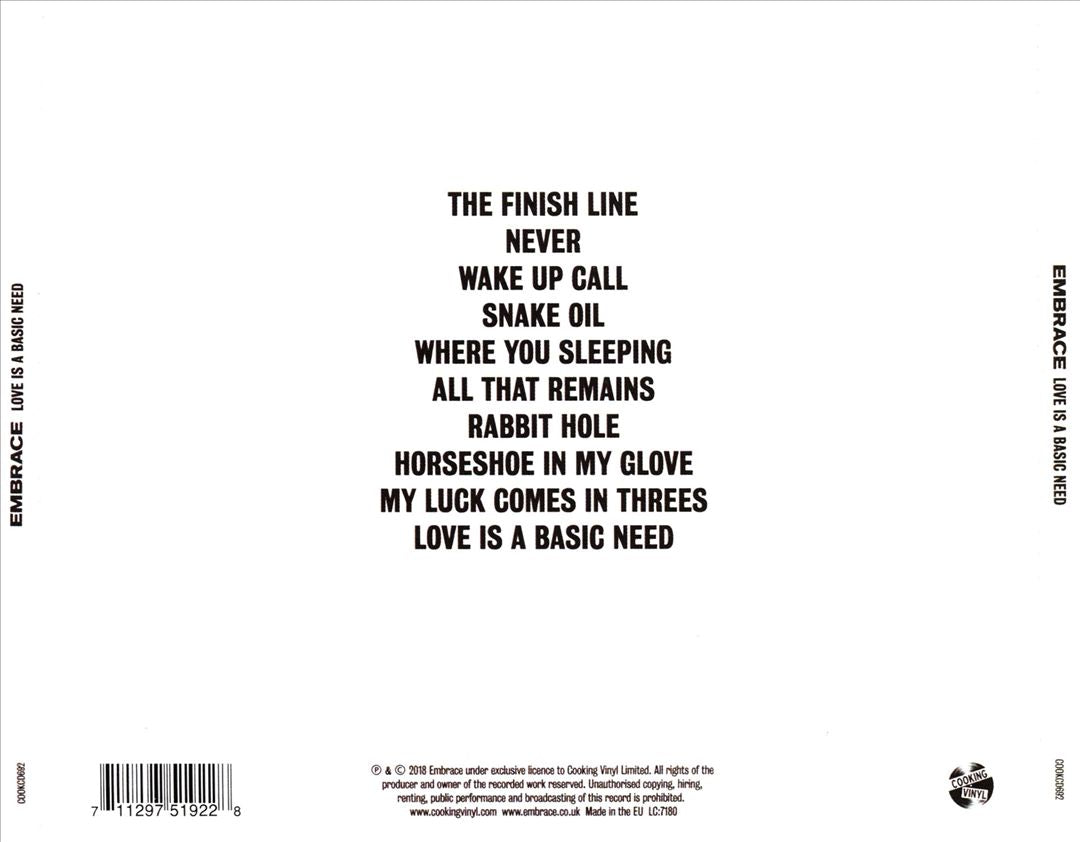 Love Is a Basic Need cover art