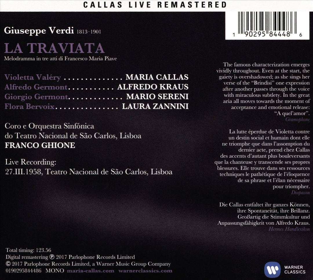 Verdi: La Traviata cover art