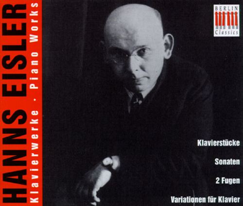 Hanns Eisler: Works for Piano cover art