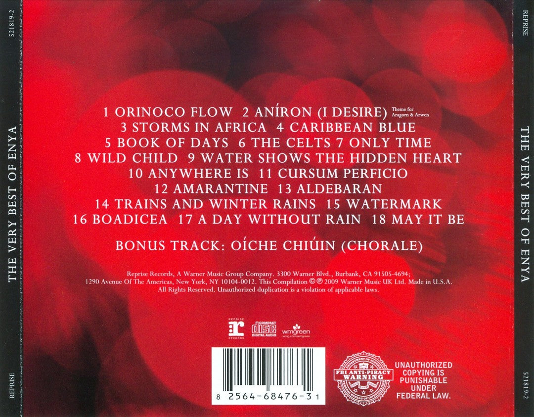 Very Best of Enya cover art