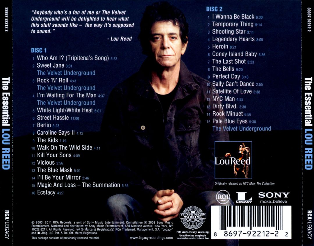 Essential Lou Reed cover art