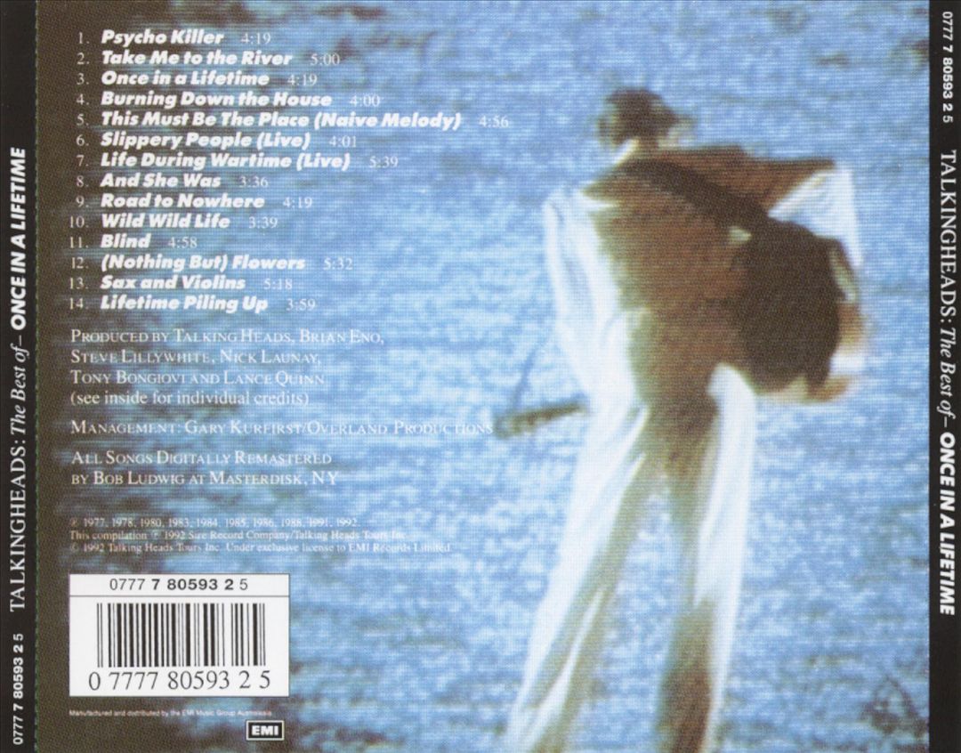 Best of Talking Heads: Once in a Lifetime cover art
